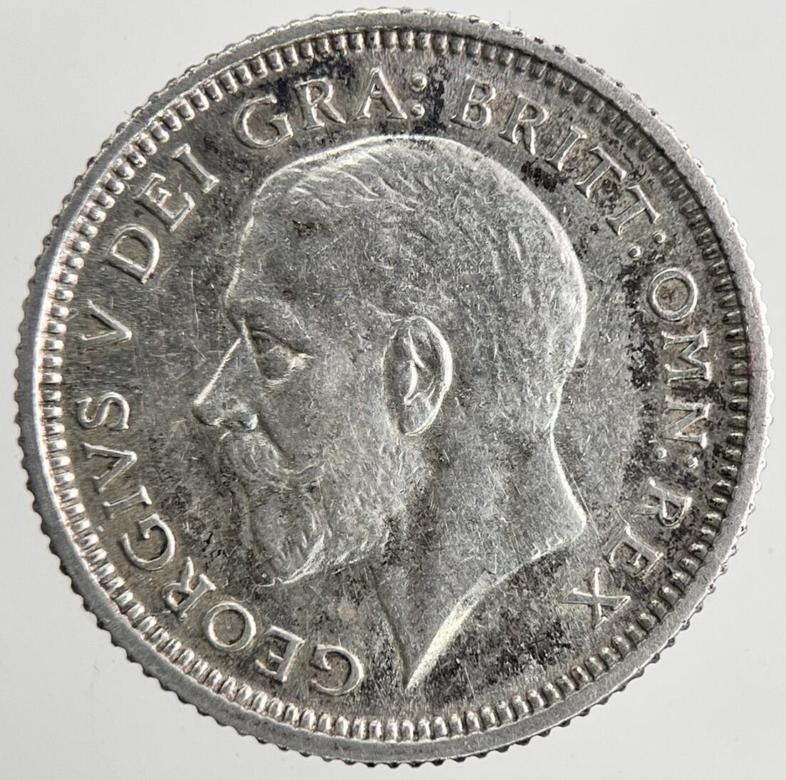 1926 George V Sixpence Silver Coin | Very High Grade | a9551