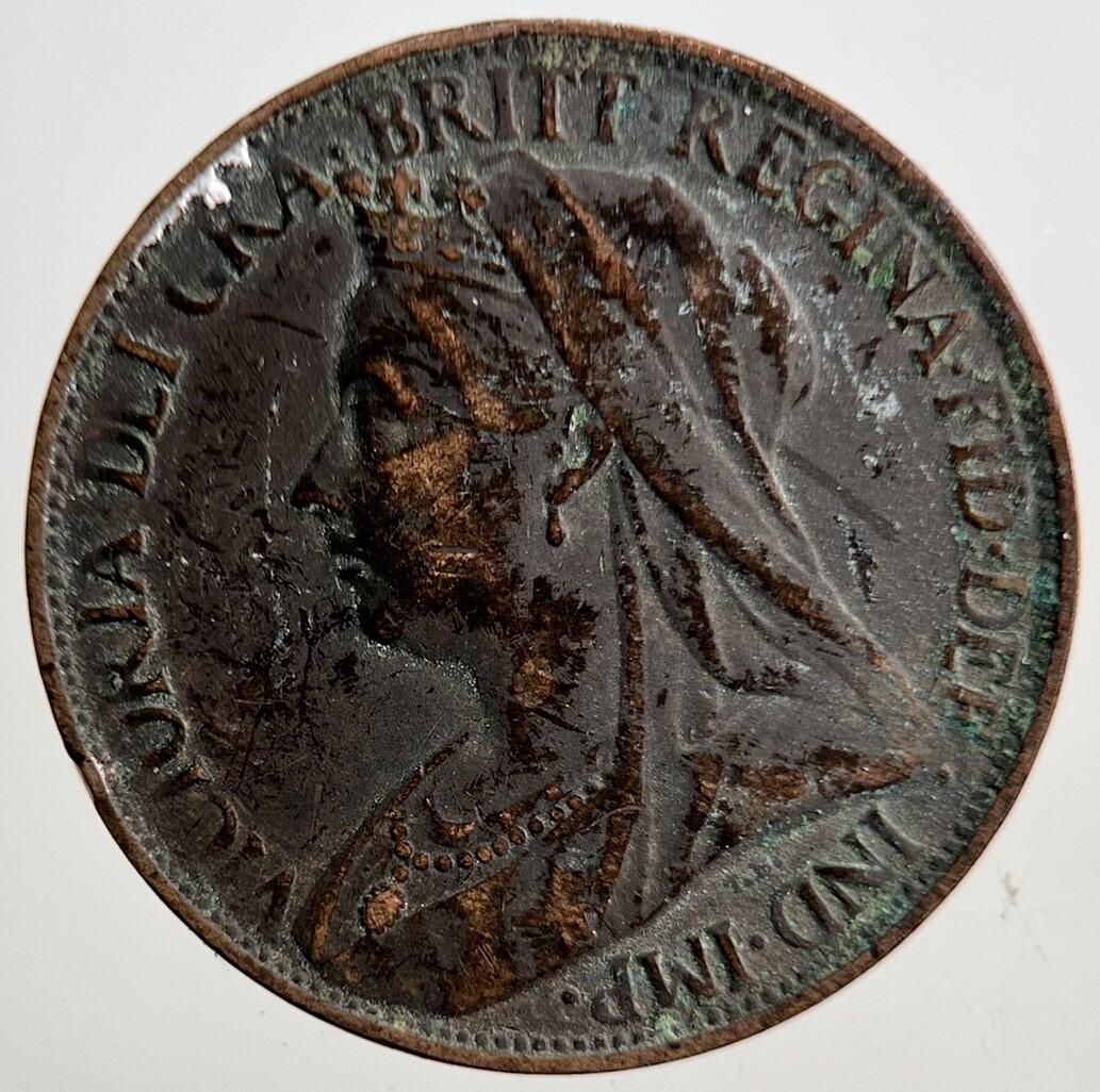 1899 Victoria British Farthing Coin | Fine Collectable Grade