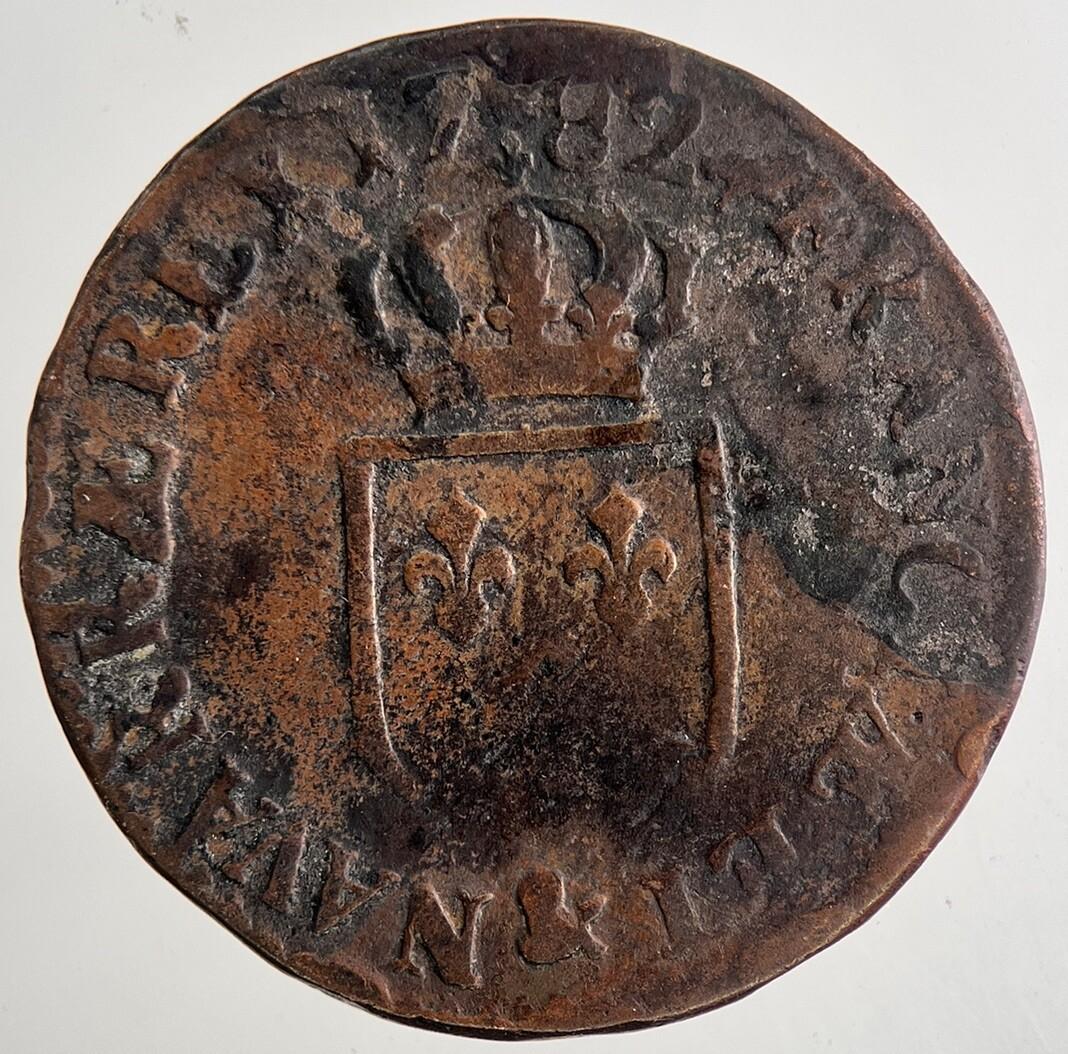 1782 Louis XVI France 1/2 Half Sol Coin | Collectable Grade | a9631