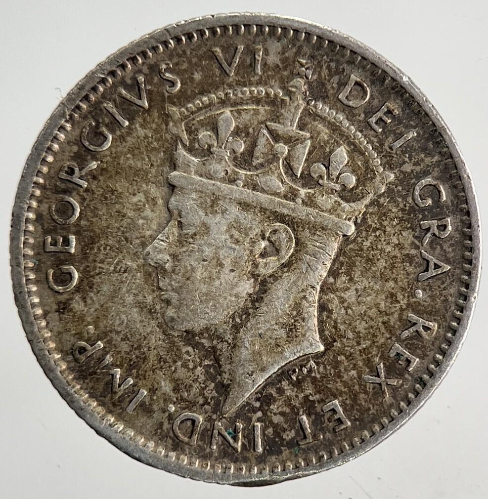 1938 New-Foundland Canada 5 Cents Silver Coin | Fine Collectable Grade | a9792