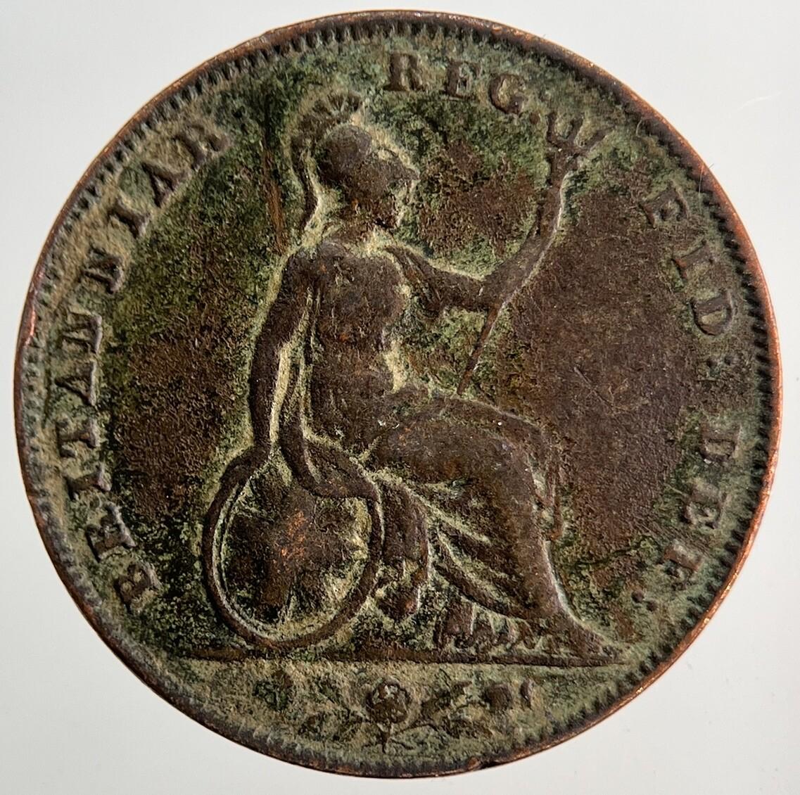 1854 Victoria Farthing Coin | Fine Collectable Grade | a9744