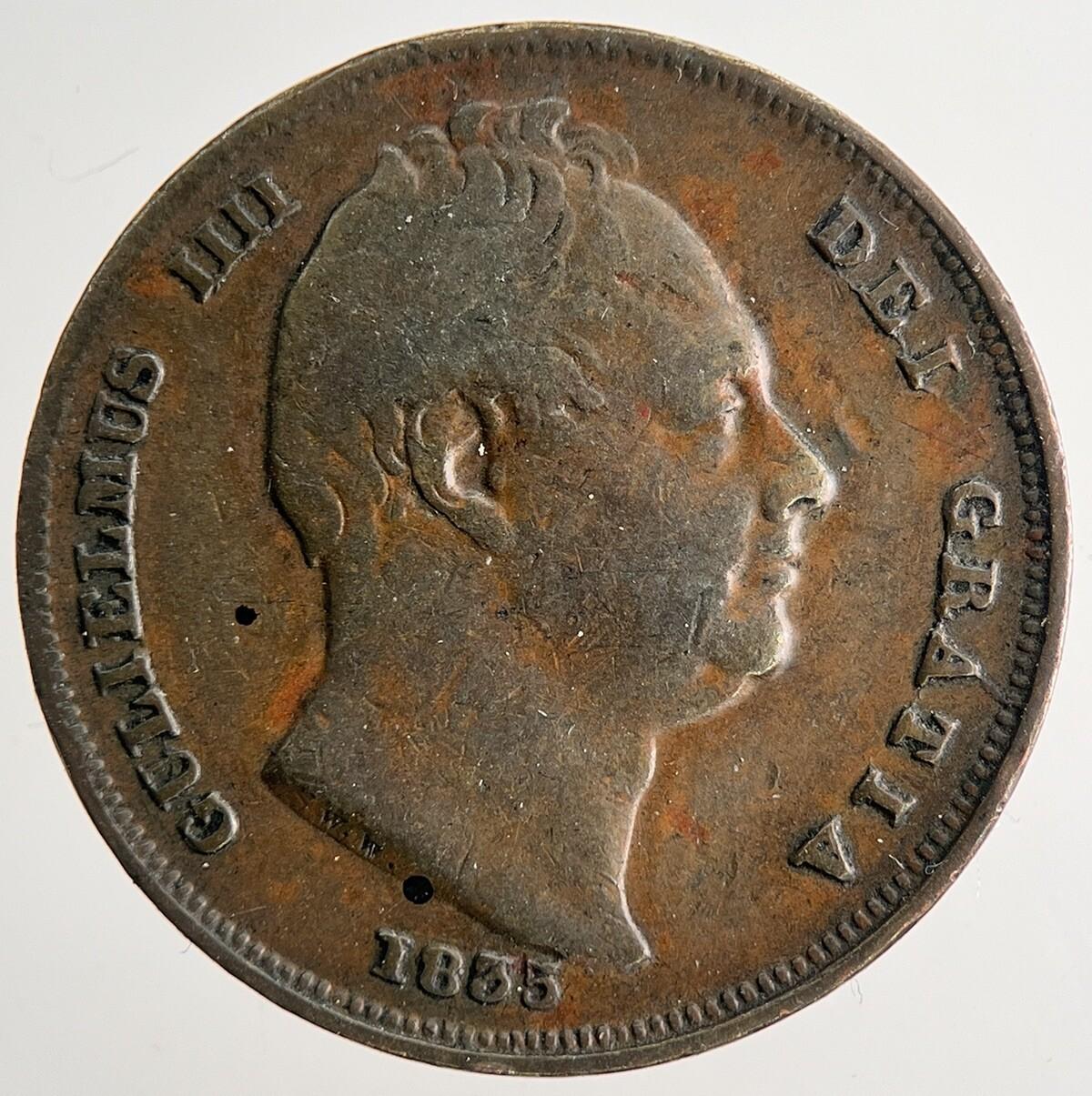 1835 William IV Farthing | Fine Collectable Grade | a9650