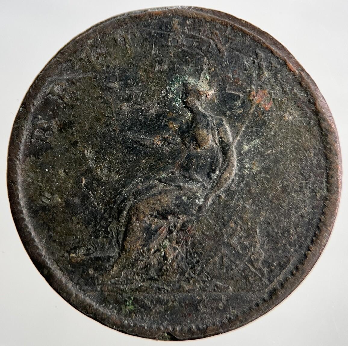 1806 George III Half-Penny | British Coin | Collectable Grade | a1803