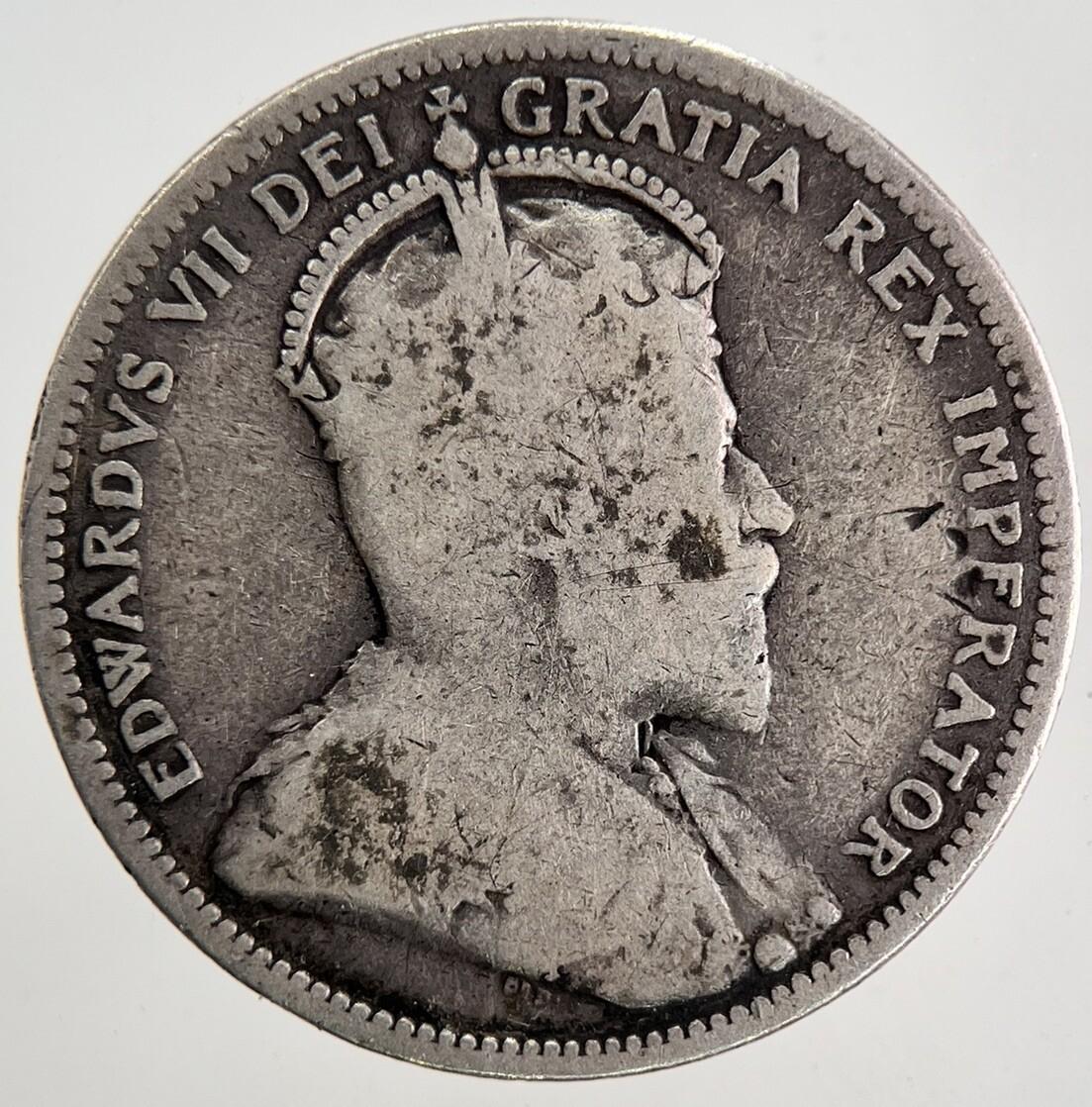 1904 Canada 25 Cents Silver Coin | Collectable Grade | a9799