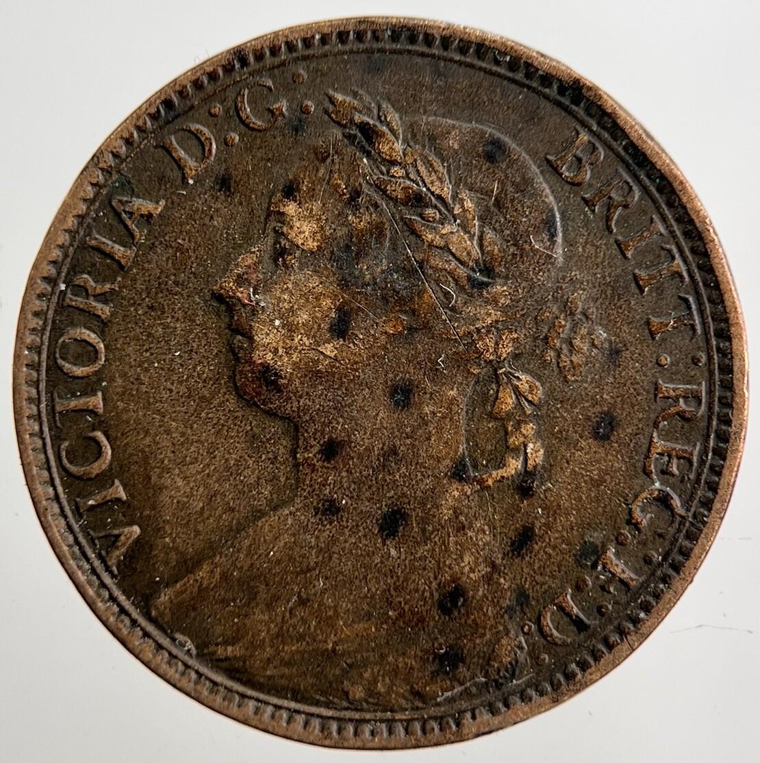 1881 Victoria British Farthing Coin | Collectable Grade
