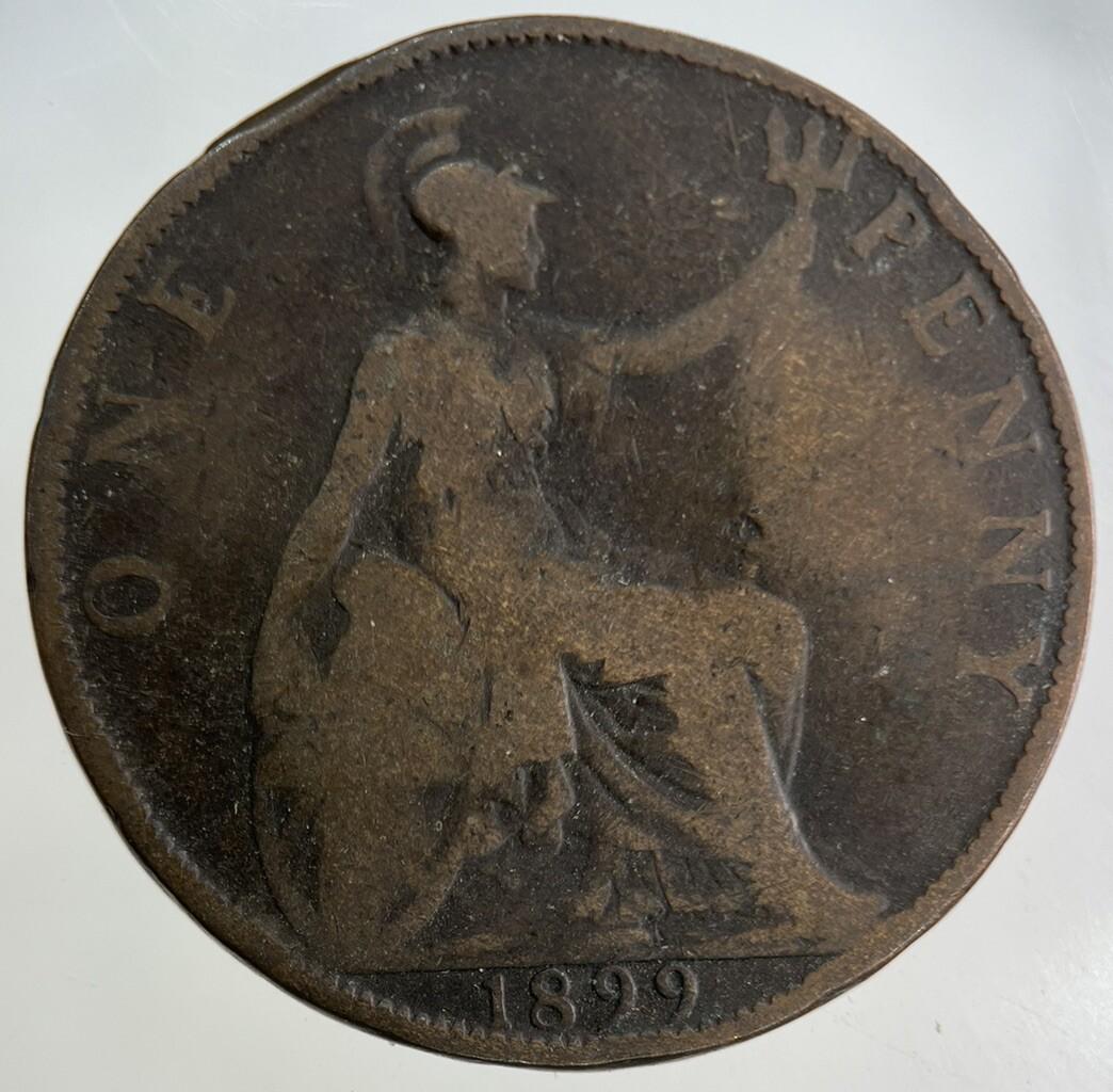 1899 Victoria One Penny Coin | Collectable Grade