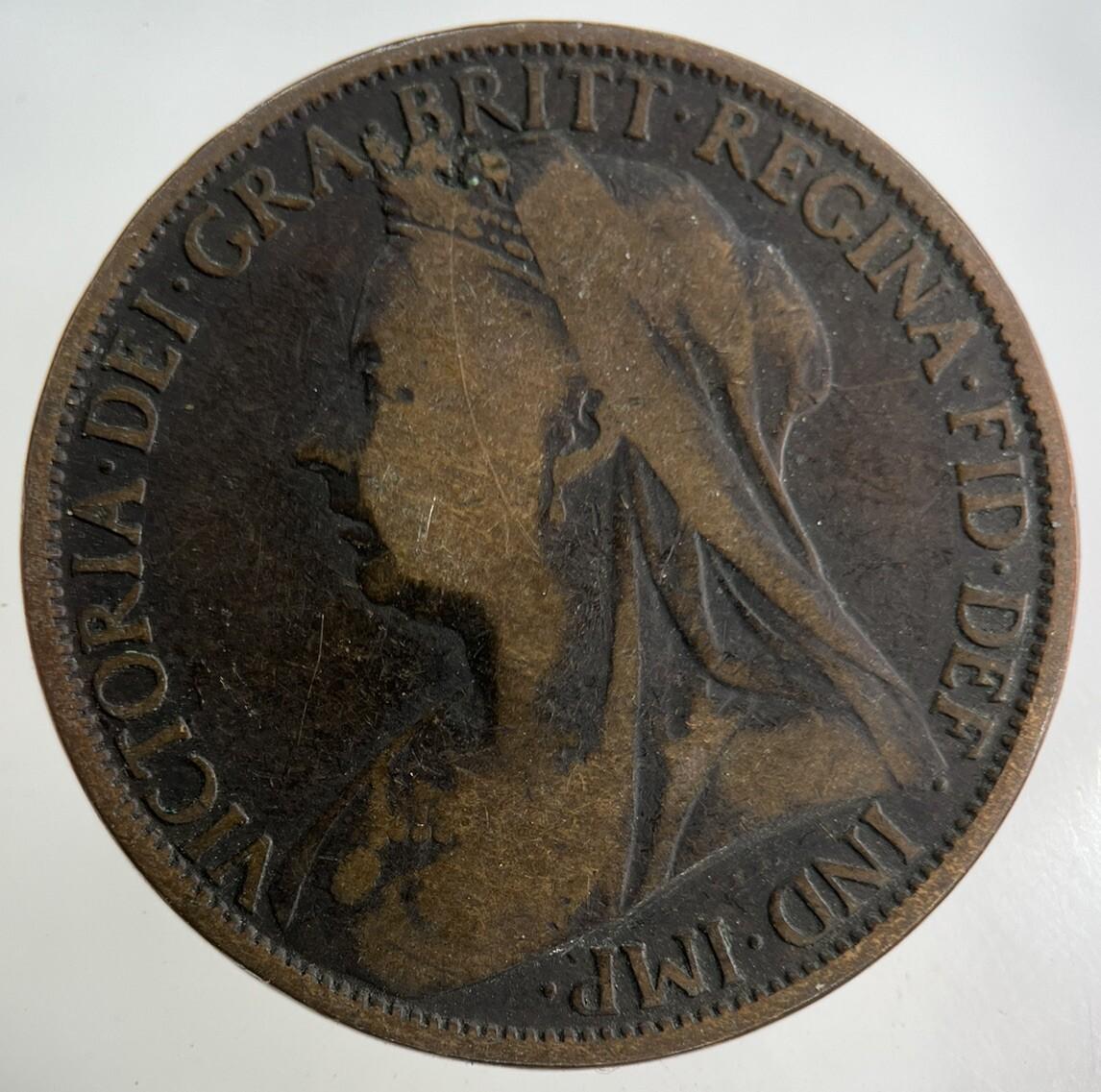 1899 Victoria One Penny Coin | Collectable Grade