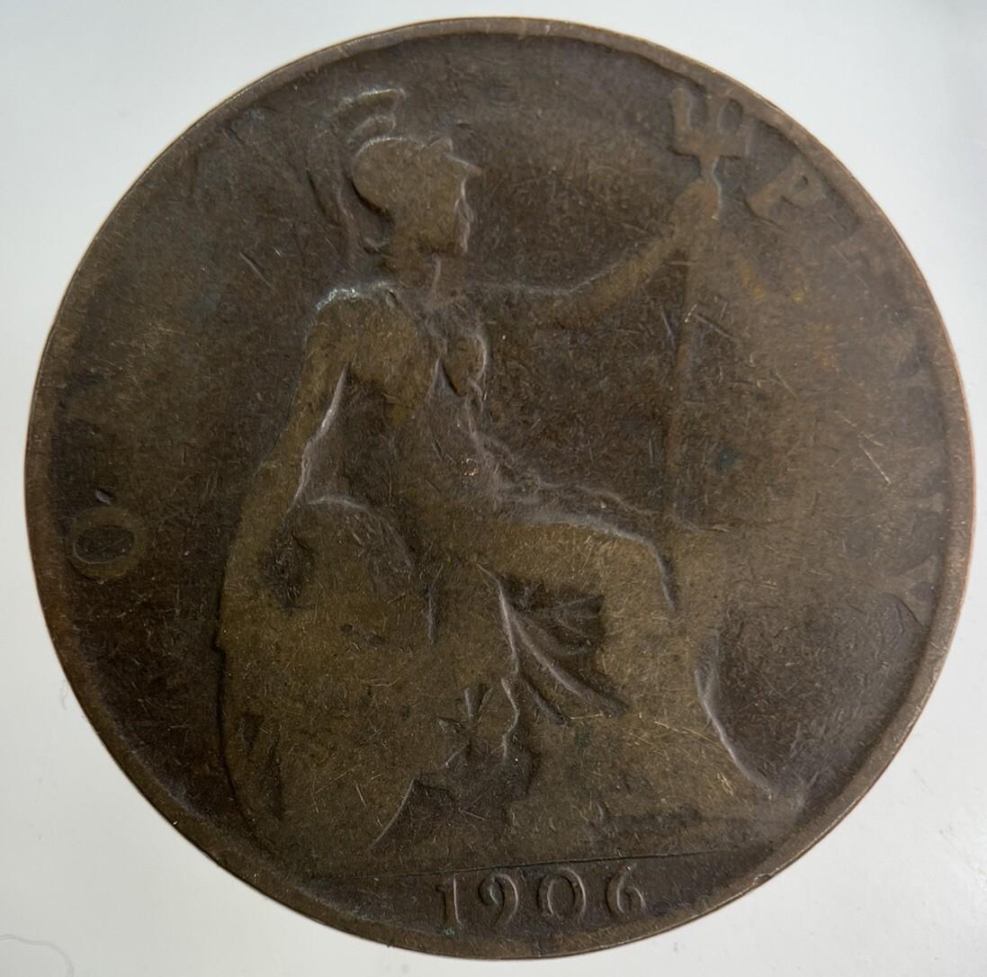 1906 Edward VII One Penny Coin | Collectable Grade