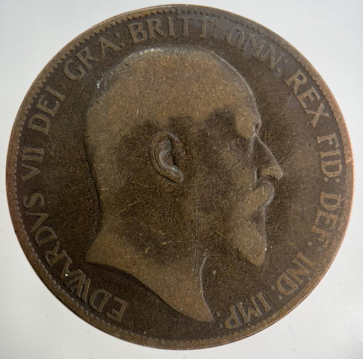 1905 Edward VII One Penny Coin | Collectable Grade