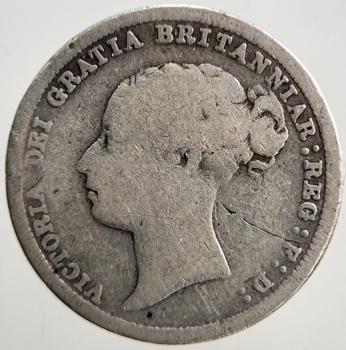 1885 Victoria Sixpence Silver Coin | Collectable Grade | a3673