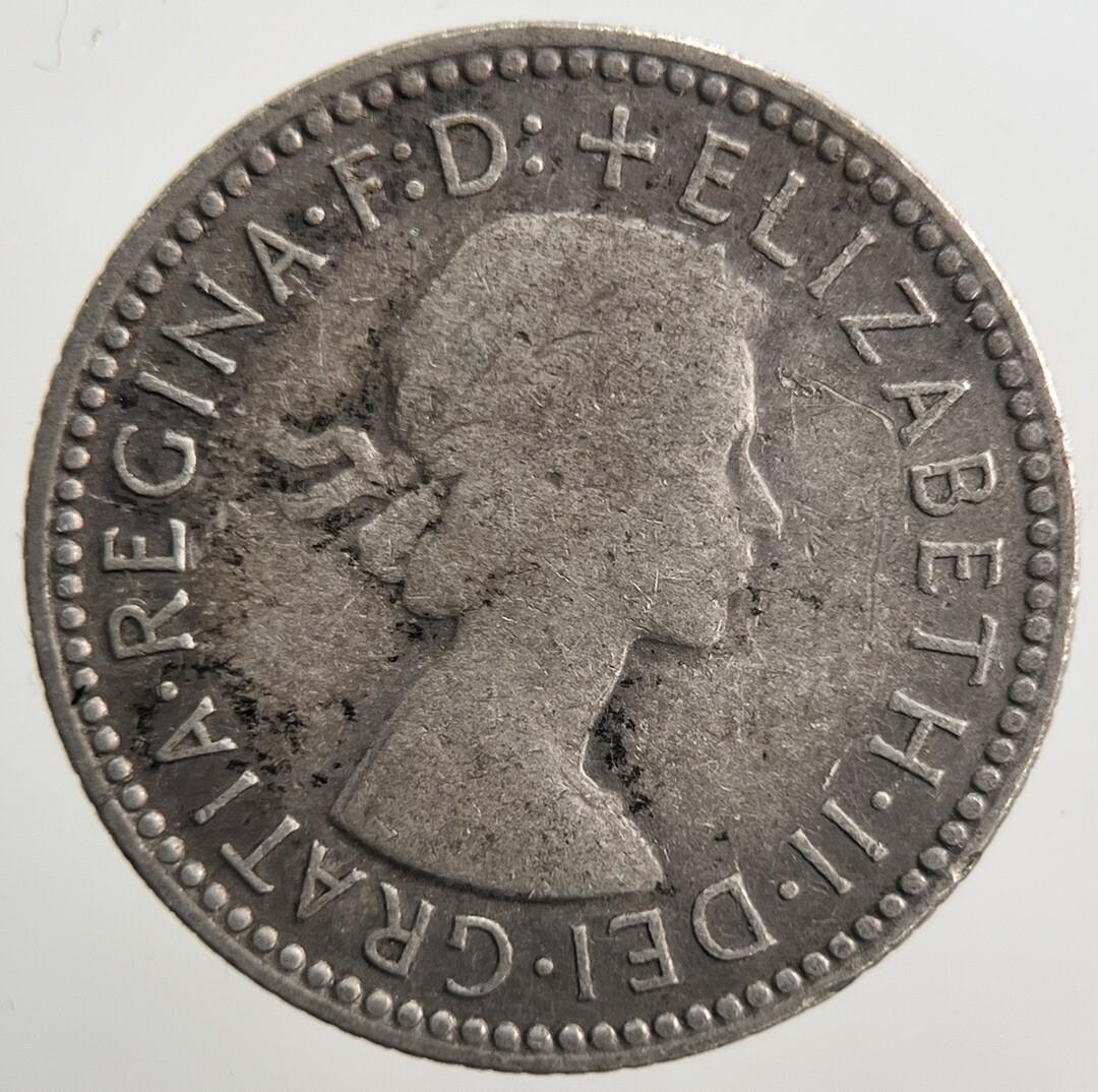 1955 Australia Sixpence Silver Coin | Fine Collectable Grade | a123