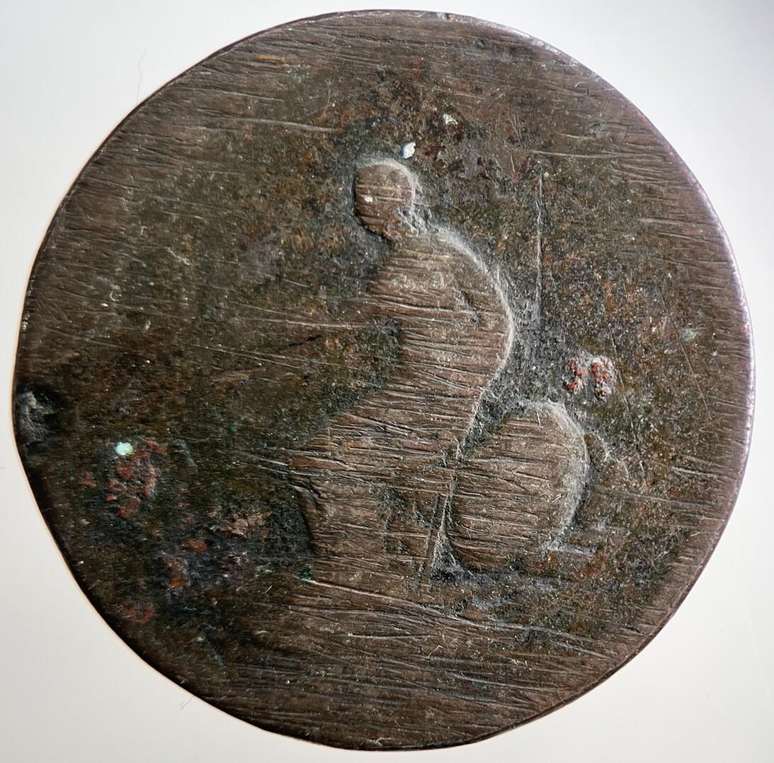 1799 George 3rd III Half-Penny British Coin | Worn Grade | a3128