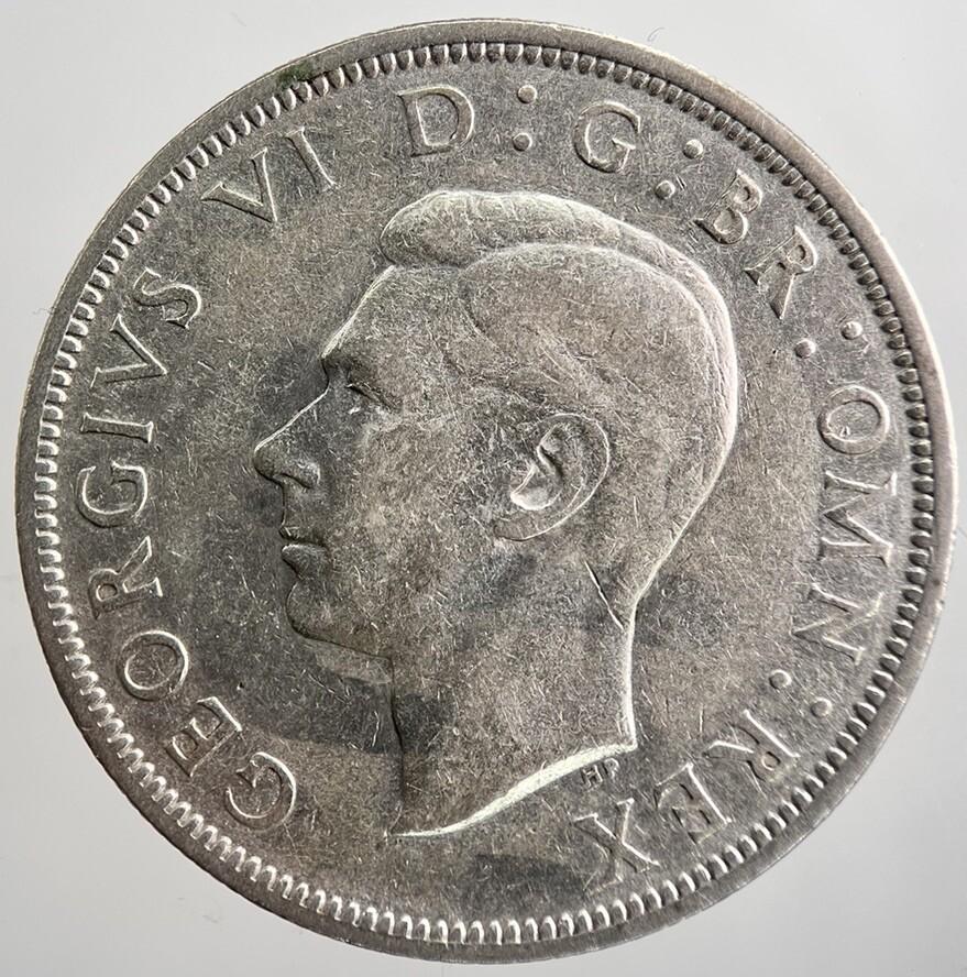 1940 George VI Half-Crown Silver Coin | Fine Collectable Grade | a3350