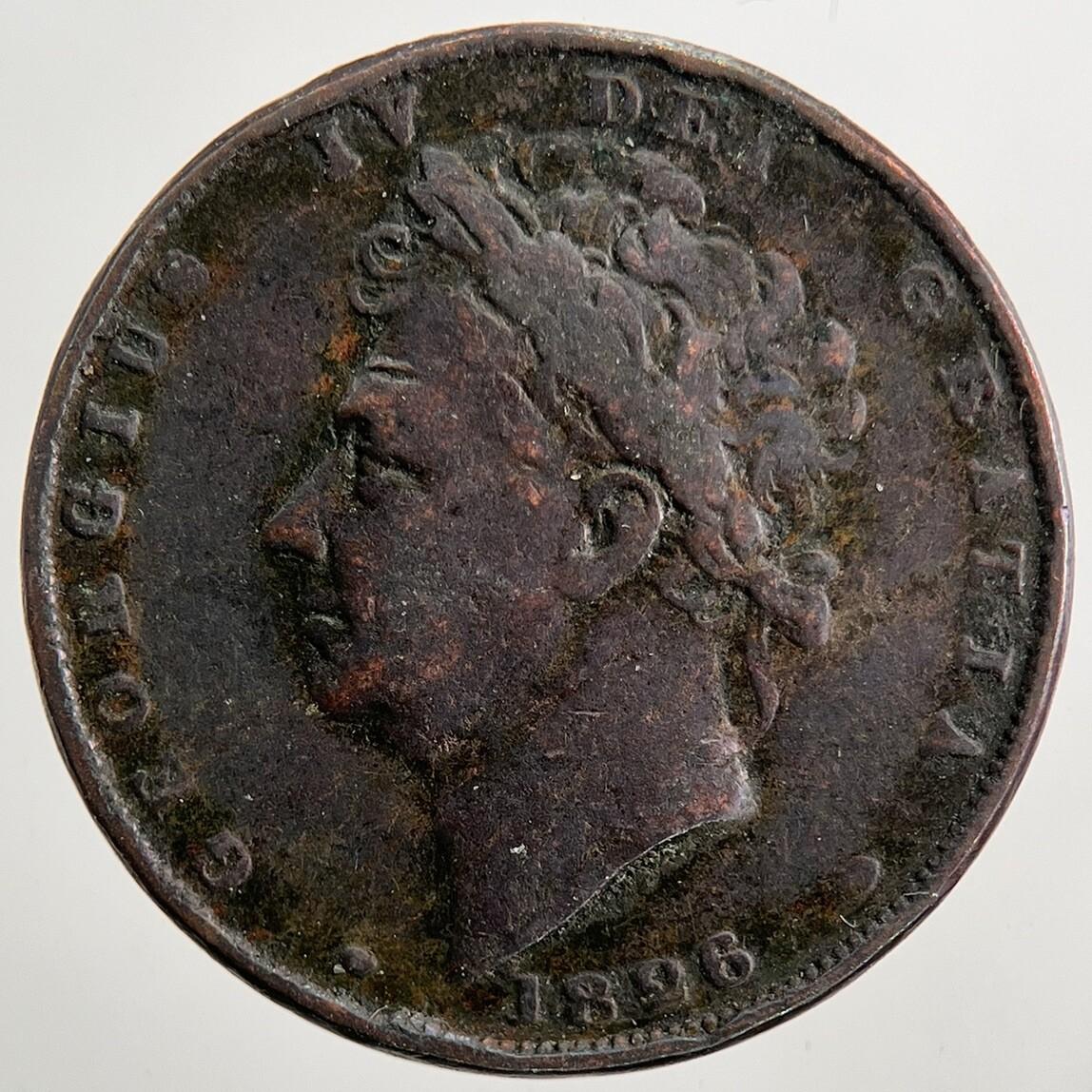 1826 George IV Farthing Coin | Collectable Grade | a5019