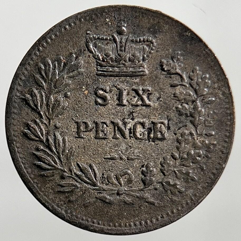 19th Century Victoria Six-Pence Toy Money Coin Token | Very High Grade | a2233