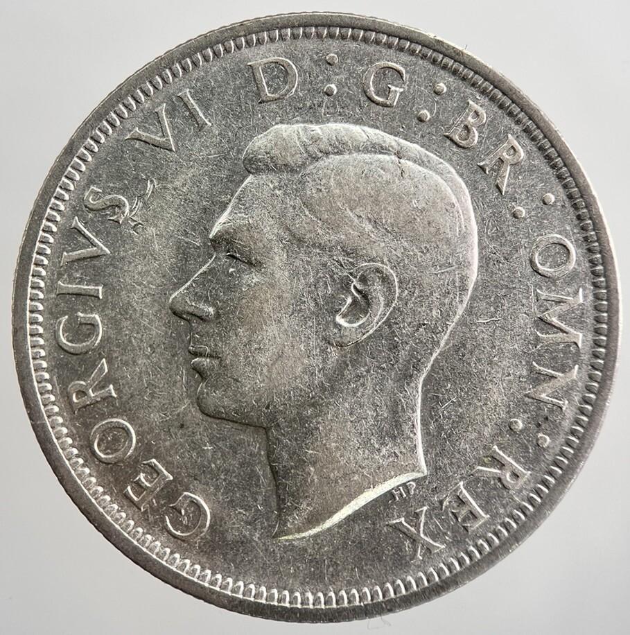 1937 George VI Half-Crown Silver Coin | Fine Collectable Grade | a3852