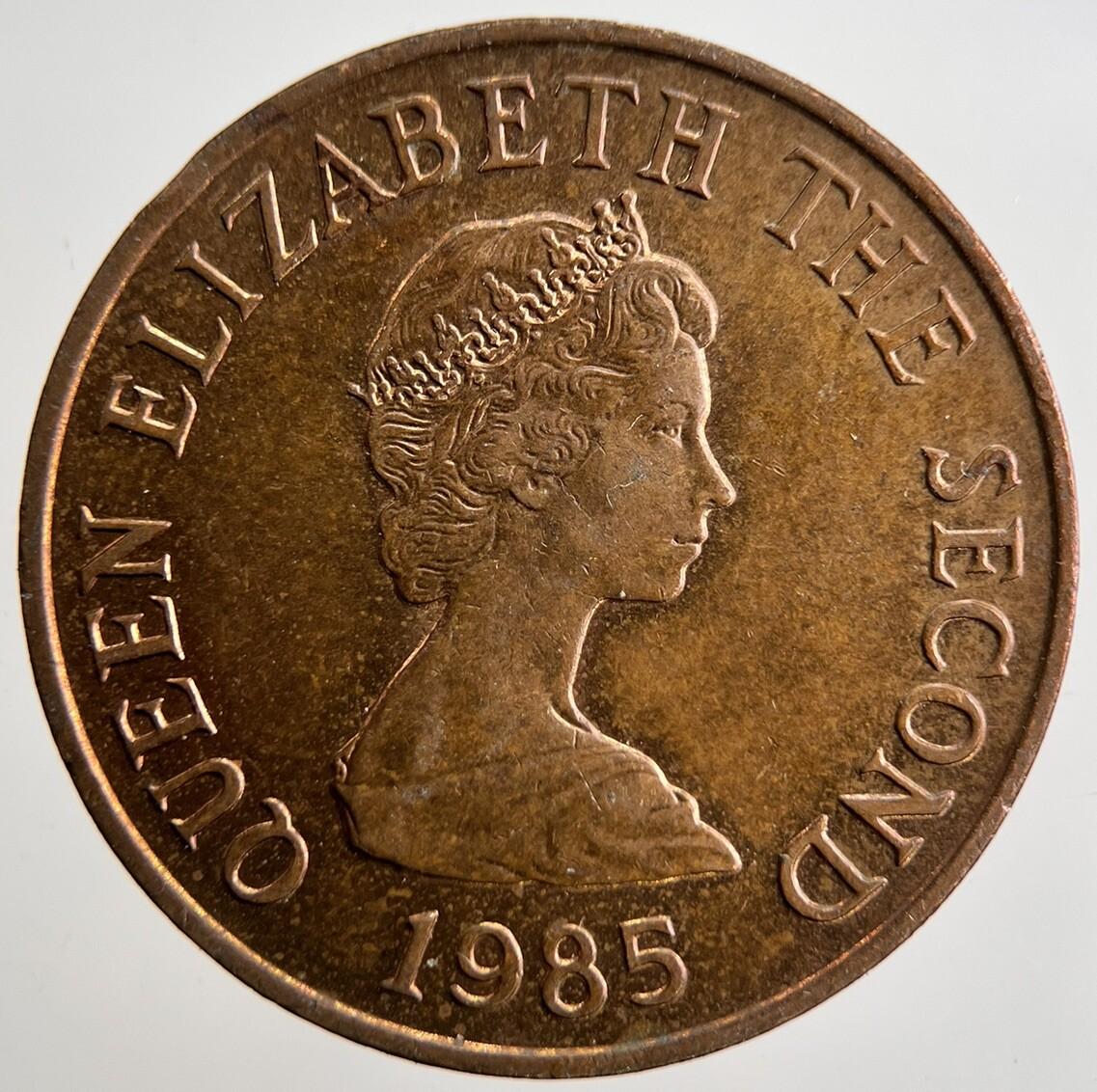 1985 Bailiwick Of Jersey 2 Two-Pence Coin | Very High Grade | a2405