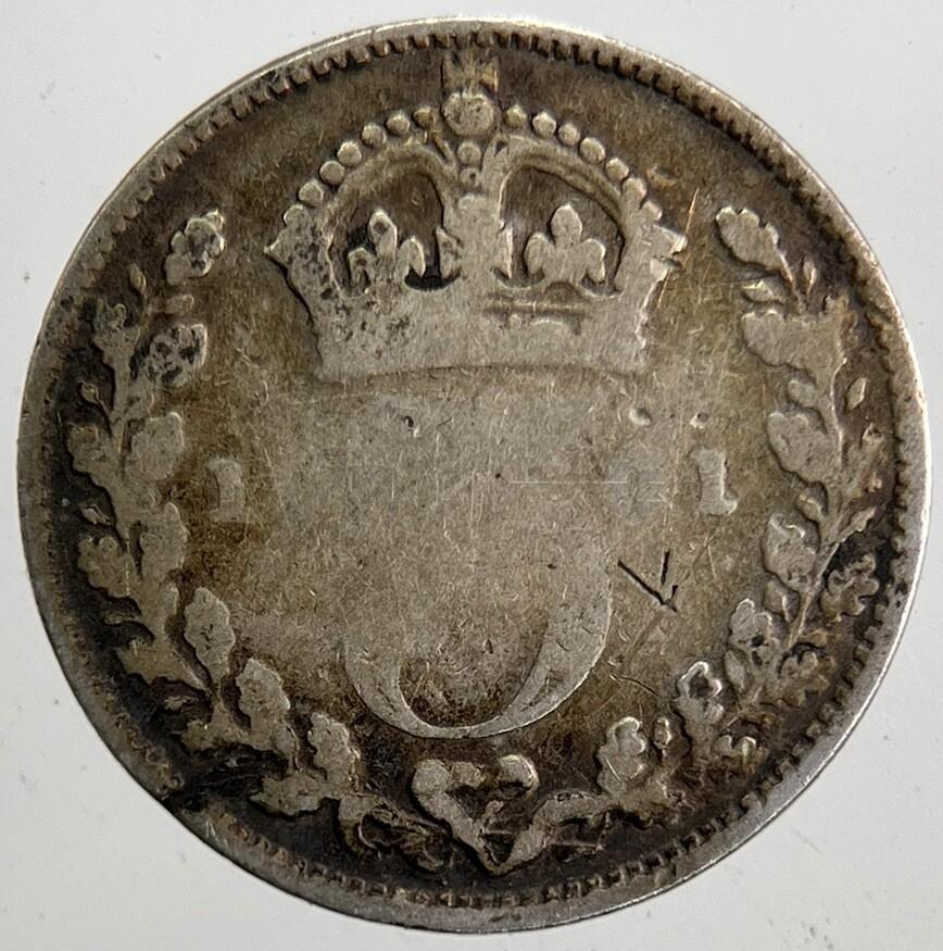 1901 Victoria Threepence Silver Coin | Collectable Grade | a5336