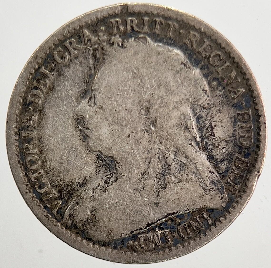 1893 Victoria Threepence Silver Coin | Collectable Grade | a5331