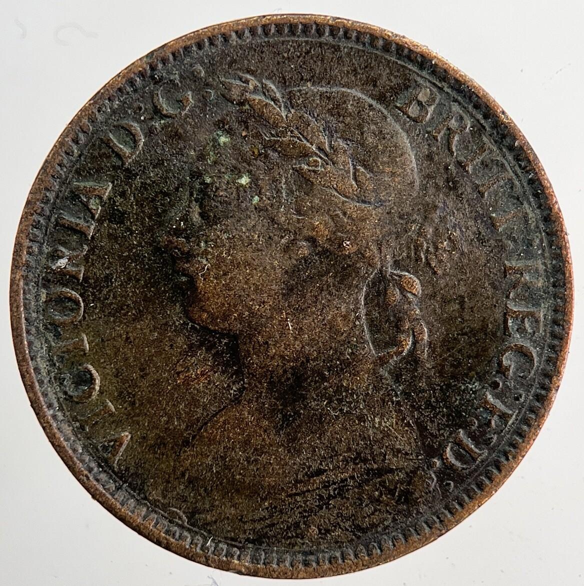 1884 Victoria Farthing Coin | Fine Collectable Grade | a6383