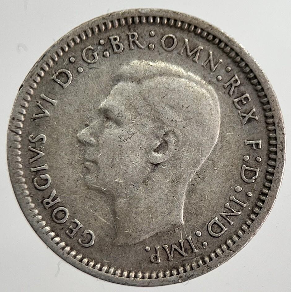 1943 Australia Threepence Silver Coin | Fine Collectable Grade | a8518