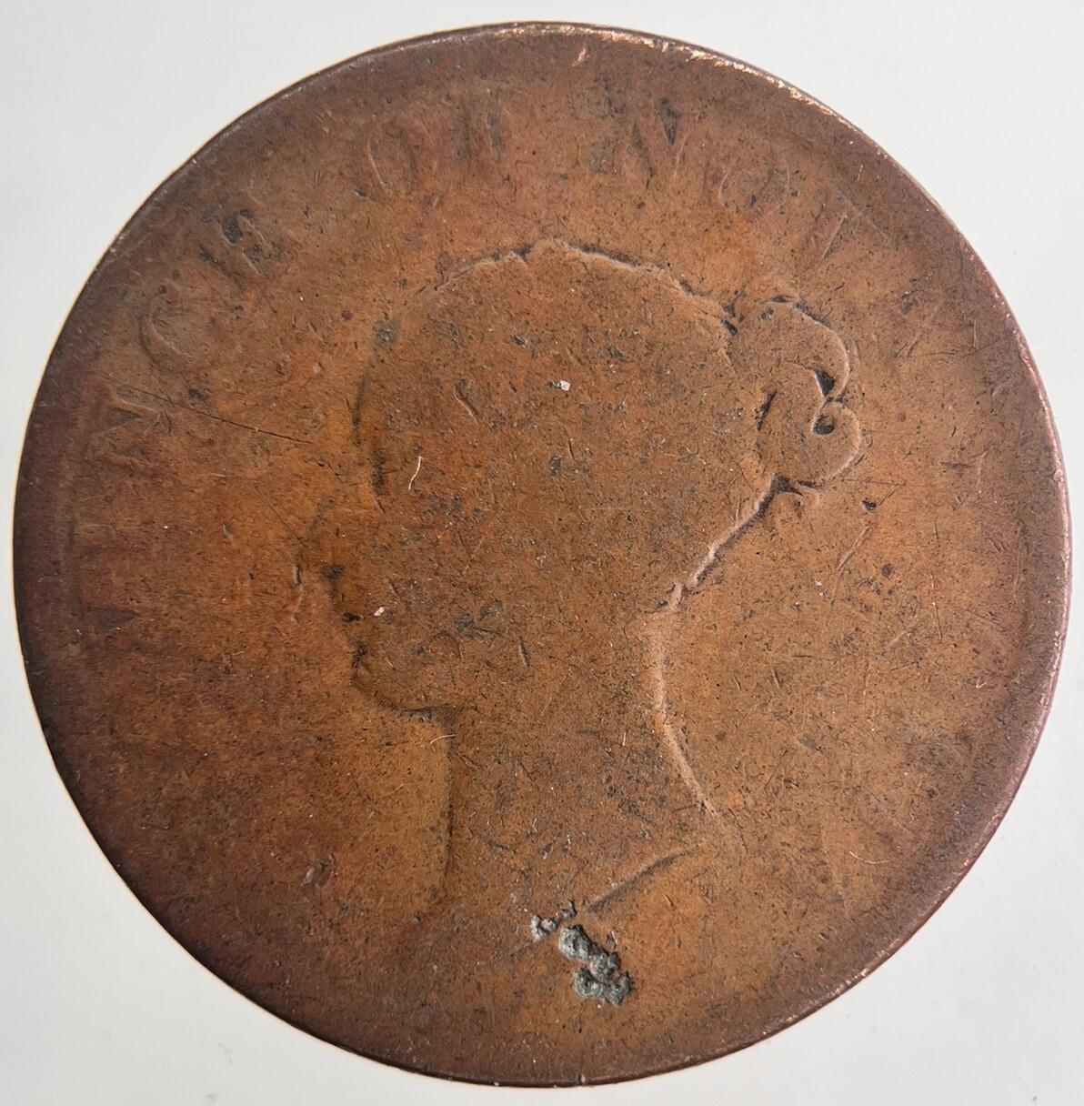 1844 Canada Nova Half-Penny Token | Collectable Grade | a6825