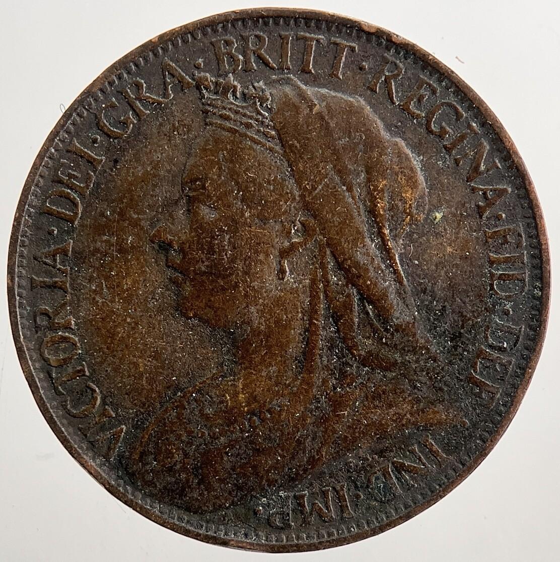 1896 Victoria Farthing Coin | Fine Collectable Grade | a5033