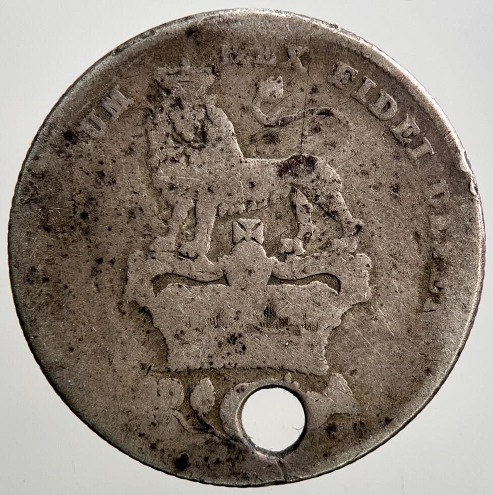 1826 George IV Shilling Silver Coin | Fair Grade | a2352