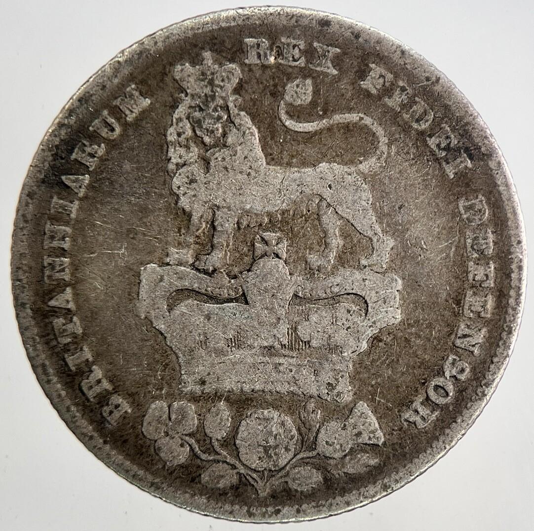 1826 George IV Shilling Silver Coin | Collectable Grade | a6813