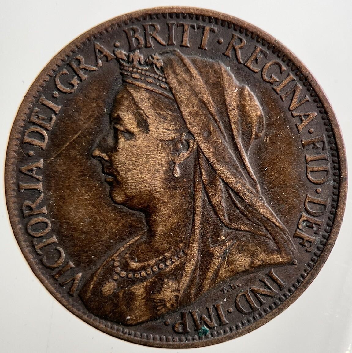 1897 Victoria Farthing Coin | Fine Collectable Grade | a3685