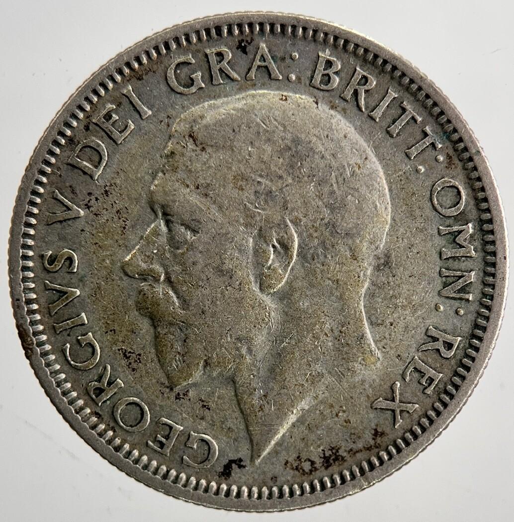 1934 George V Shilling British Silver Coin | Fine Collectable Grade | a6421