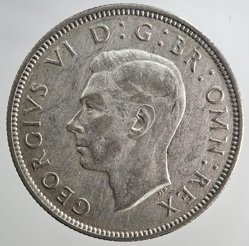 1940 George VI Florin British Silver Coin | Fine Collectable Grade | a6376