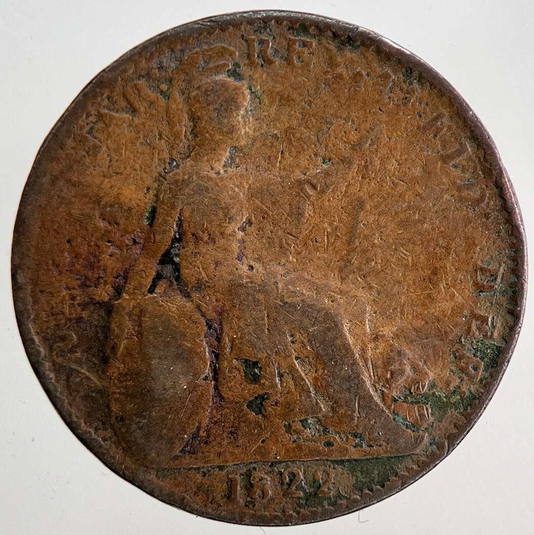 1822 George IV Farthing Coin | Collectable Grade | a6799