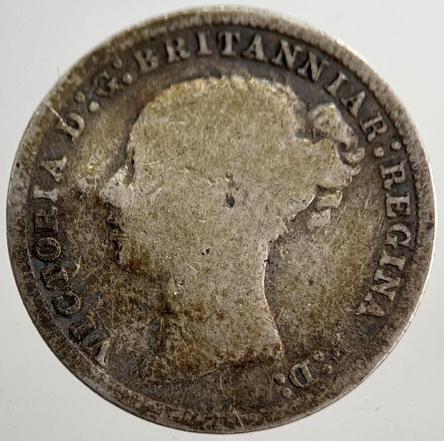 1874 Victoria Threepence Silver Coin | Collectable Grade | a8667