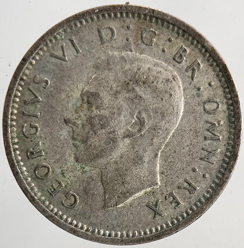 1938 George VI Threepence Silver Coin | Fine Collectable Grade | a6898