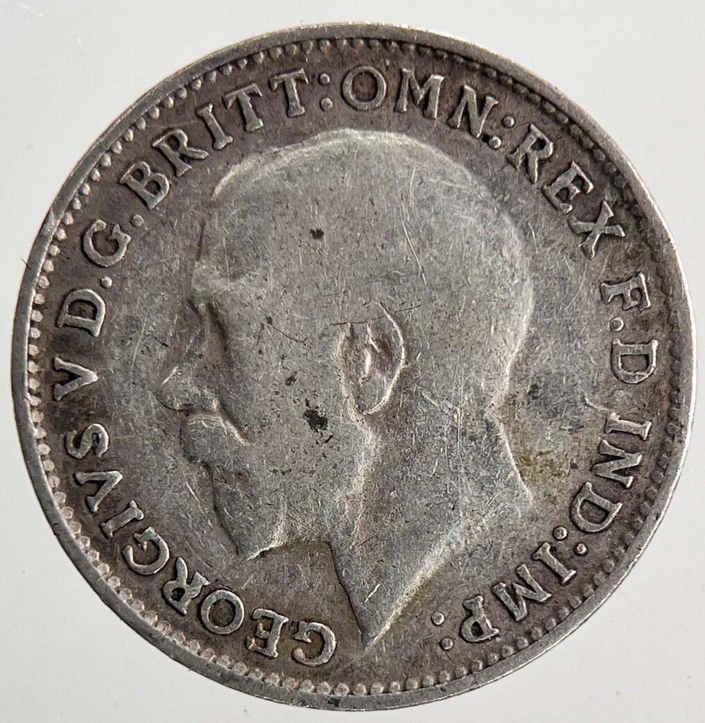 1916 George V Threepence Silver Coin | Fine Collectable Grade | a6900