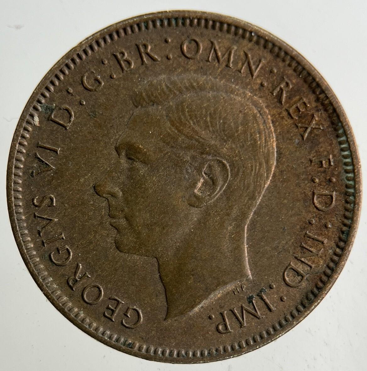 1940 George VI Wren Farthing Coin | Very High Grade