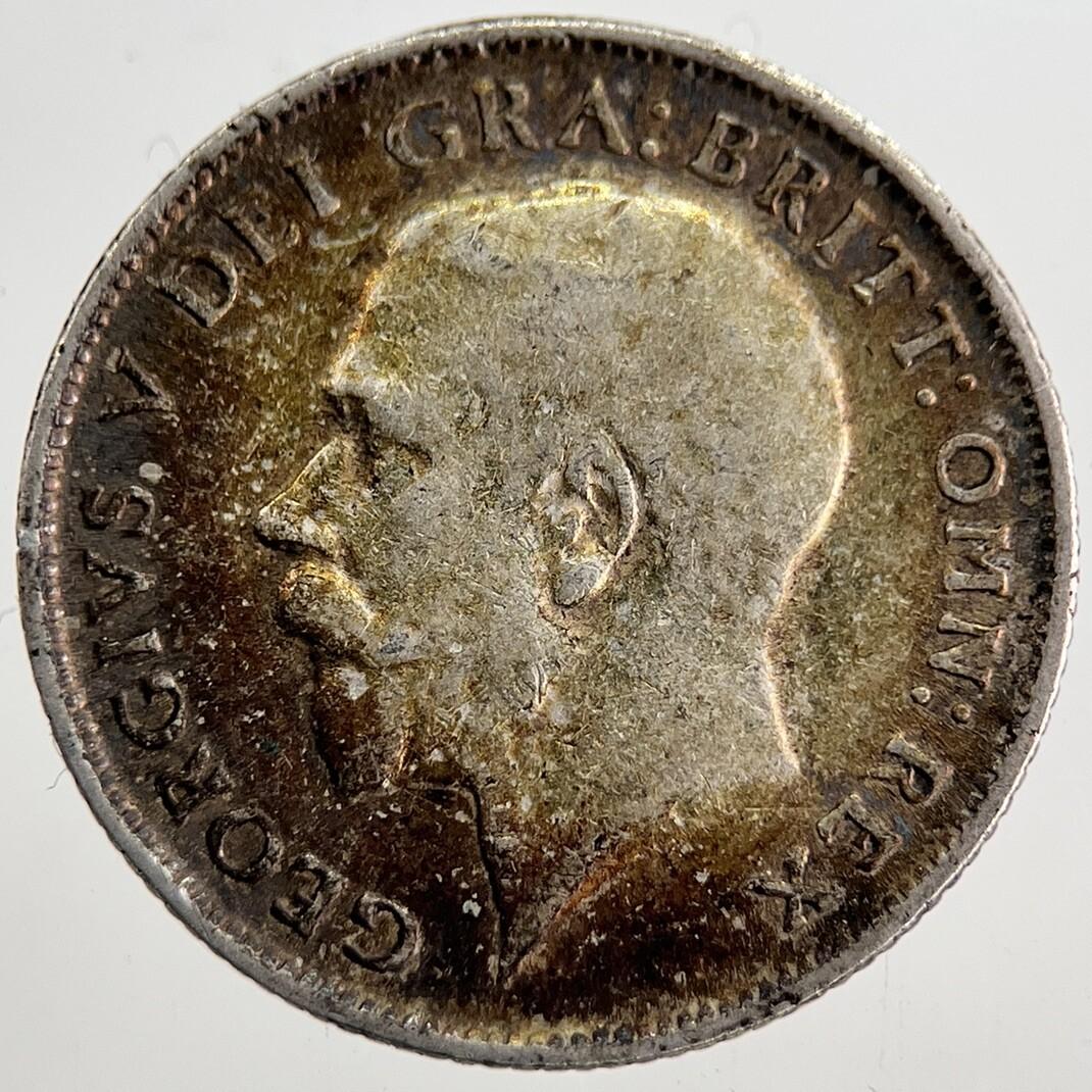 1919 George V Sixpence Silver Coin | Fine Collectable Grade | a8798