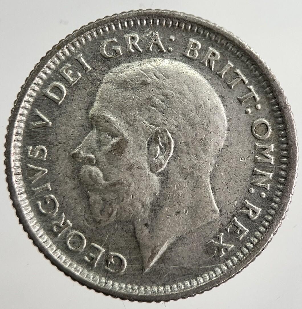 1926 George V Sixpence Silver Coin | Very High Grade | a8513