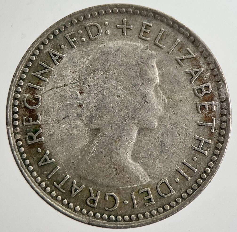 1958 Australia Sixpence Silver Coin | Fine Collectable Grade | a8525