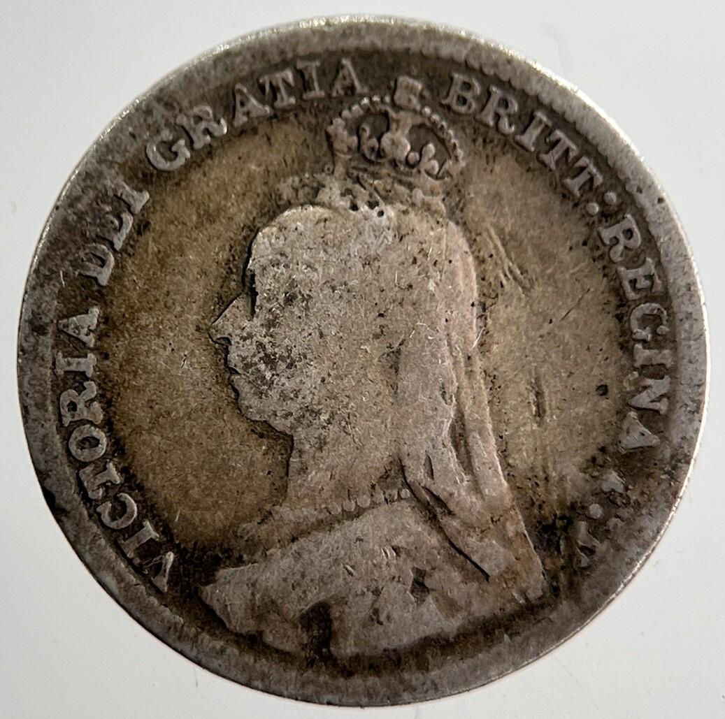 1891 Victoria Threepence Silver Coin | Collectable Grade | a8665