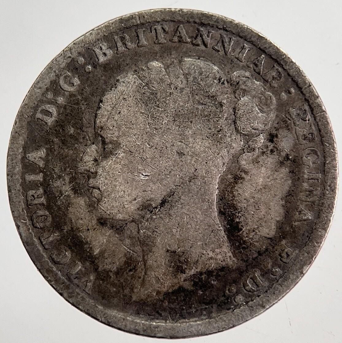 1883 Victoria Threepence Silver Coin | Collectable Grade | a8688