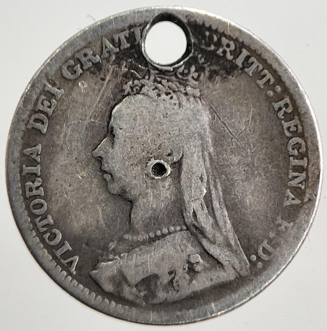 1892 Victoria Threepence Silver Coin | Collectable Grade