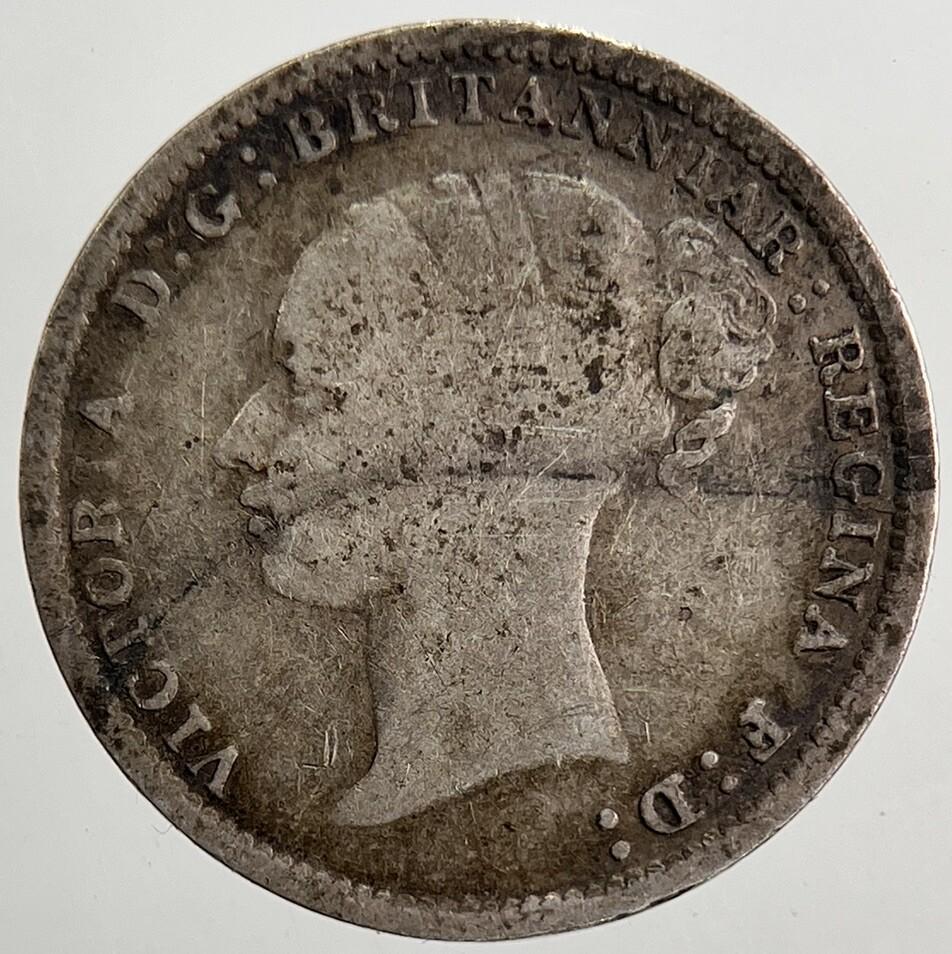 1886 Victoria Threepence Silver Coin | Fine Collectable Grade