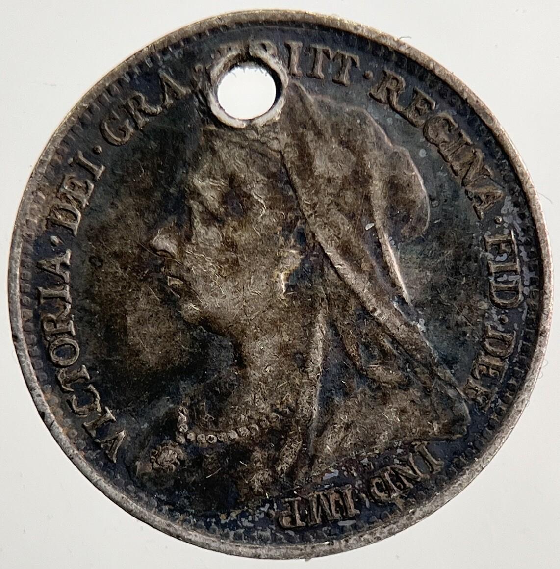 1894 Victoria Threepence Silver Coin | Very High Grade