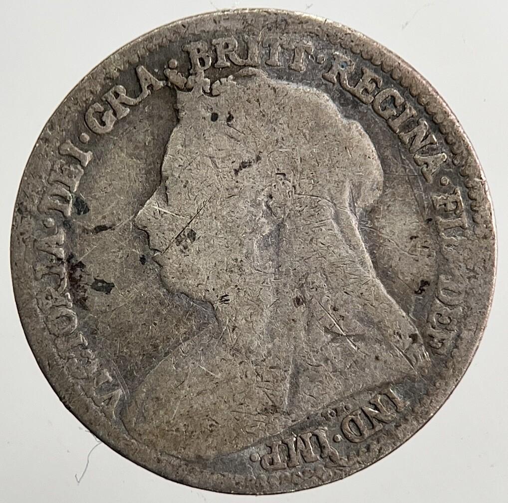 1897 Victoria Threepence Silver Coin | Collectable Grade