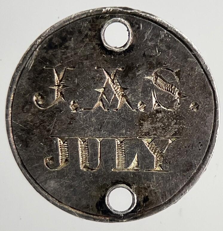 1860 Engraved Victoria Maundy One-Pence Silver Coin | Very High Grade | a6953