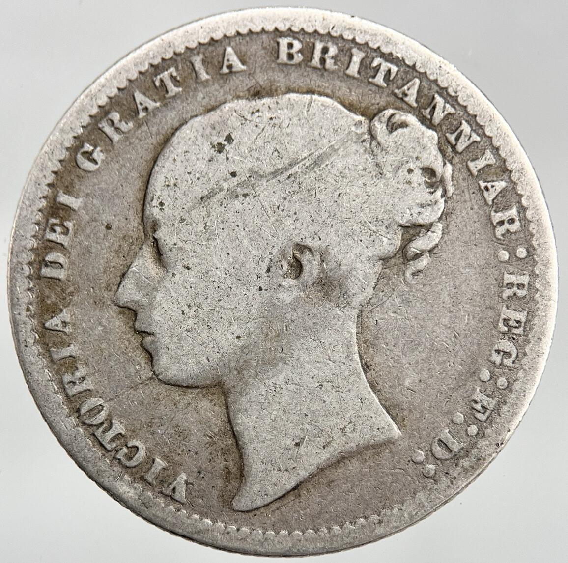 1873 Die-64 Victoria Shilling Silver Coin | Collectable Grade