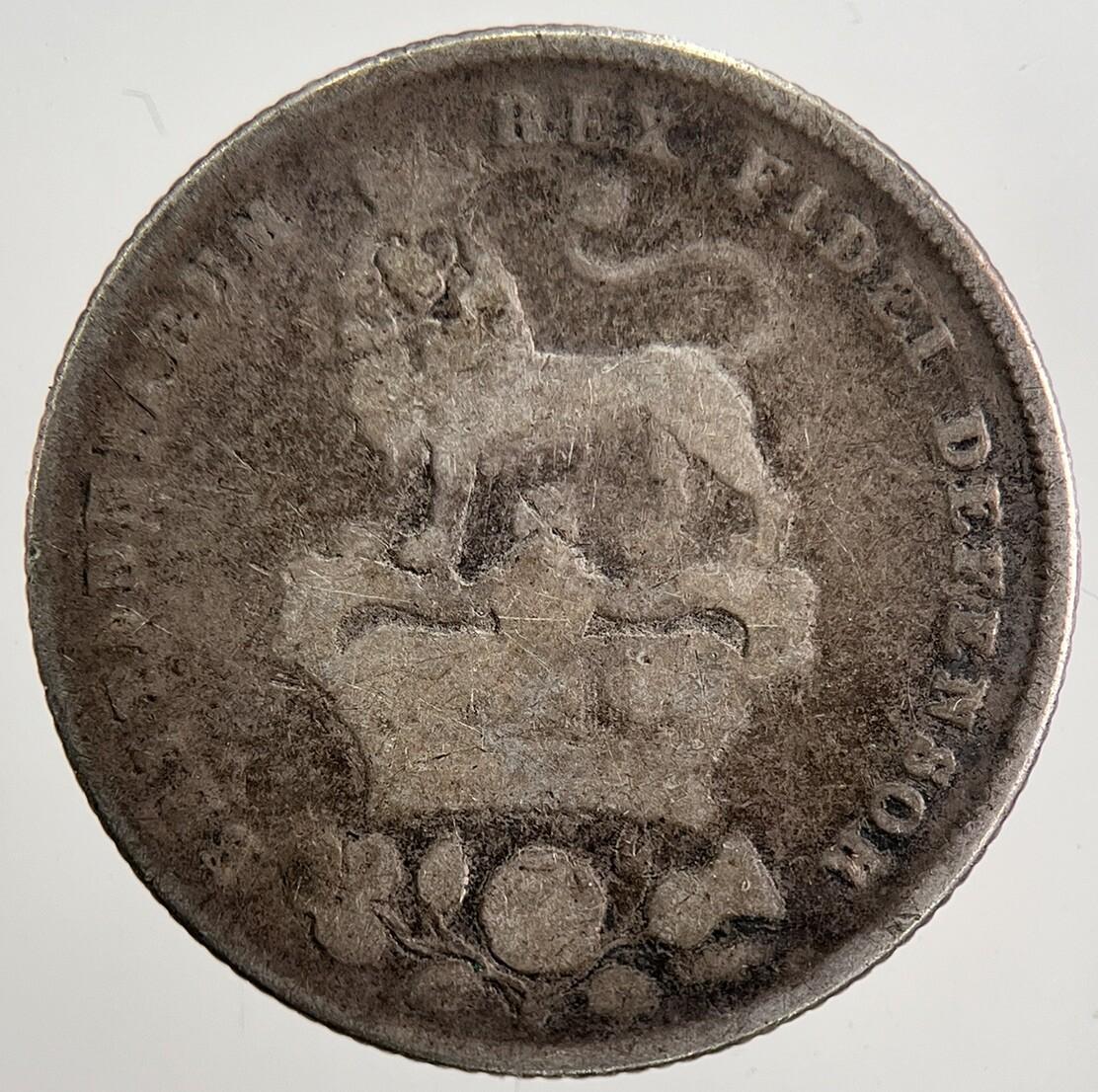 1826 George IV Shilling Silver Coin | Fair Grade