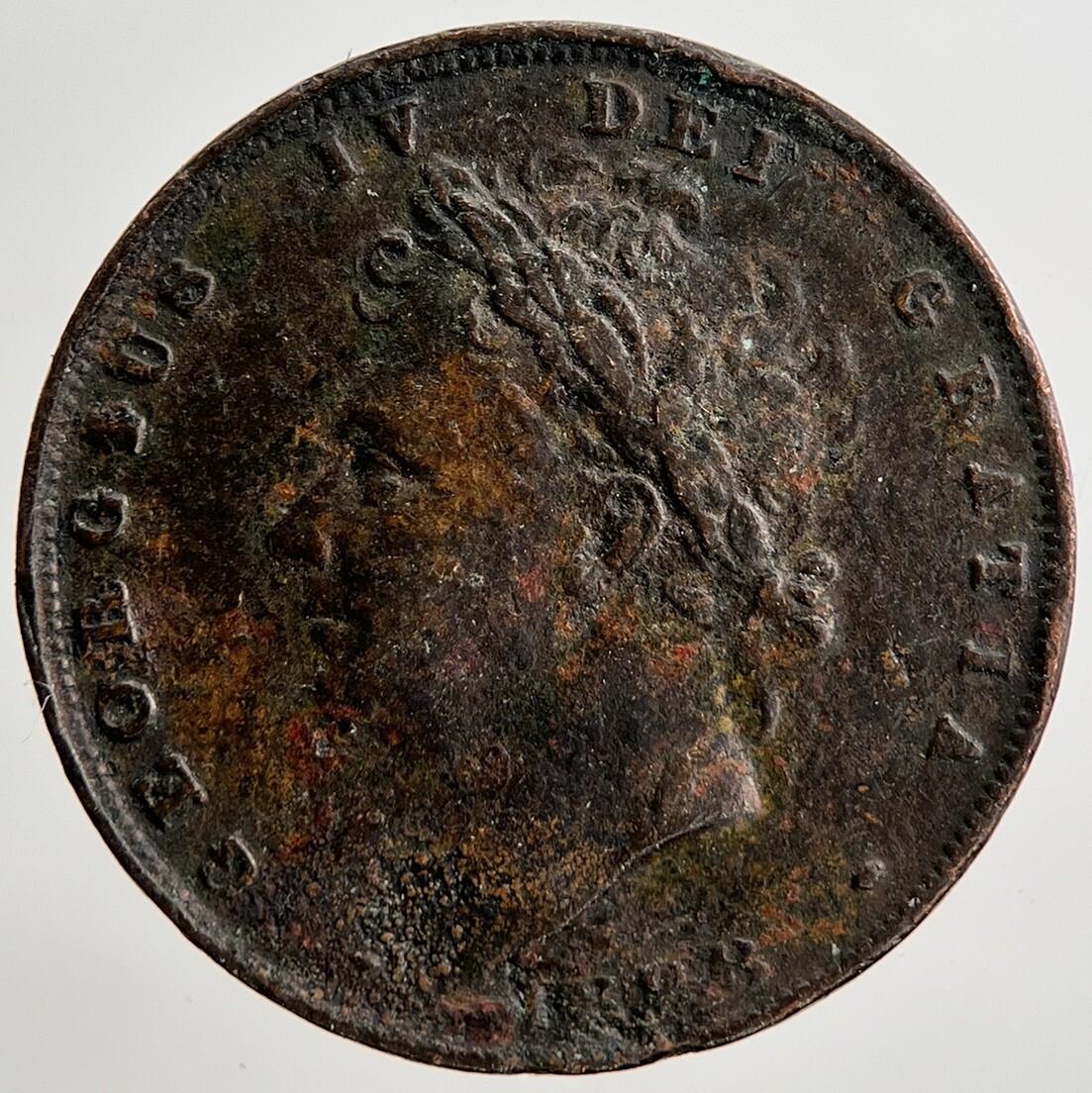 1828 George IV Farthing Coin | Fine Collectable Grade